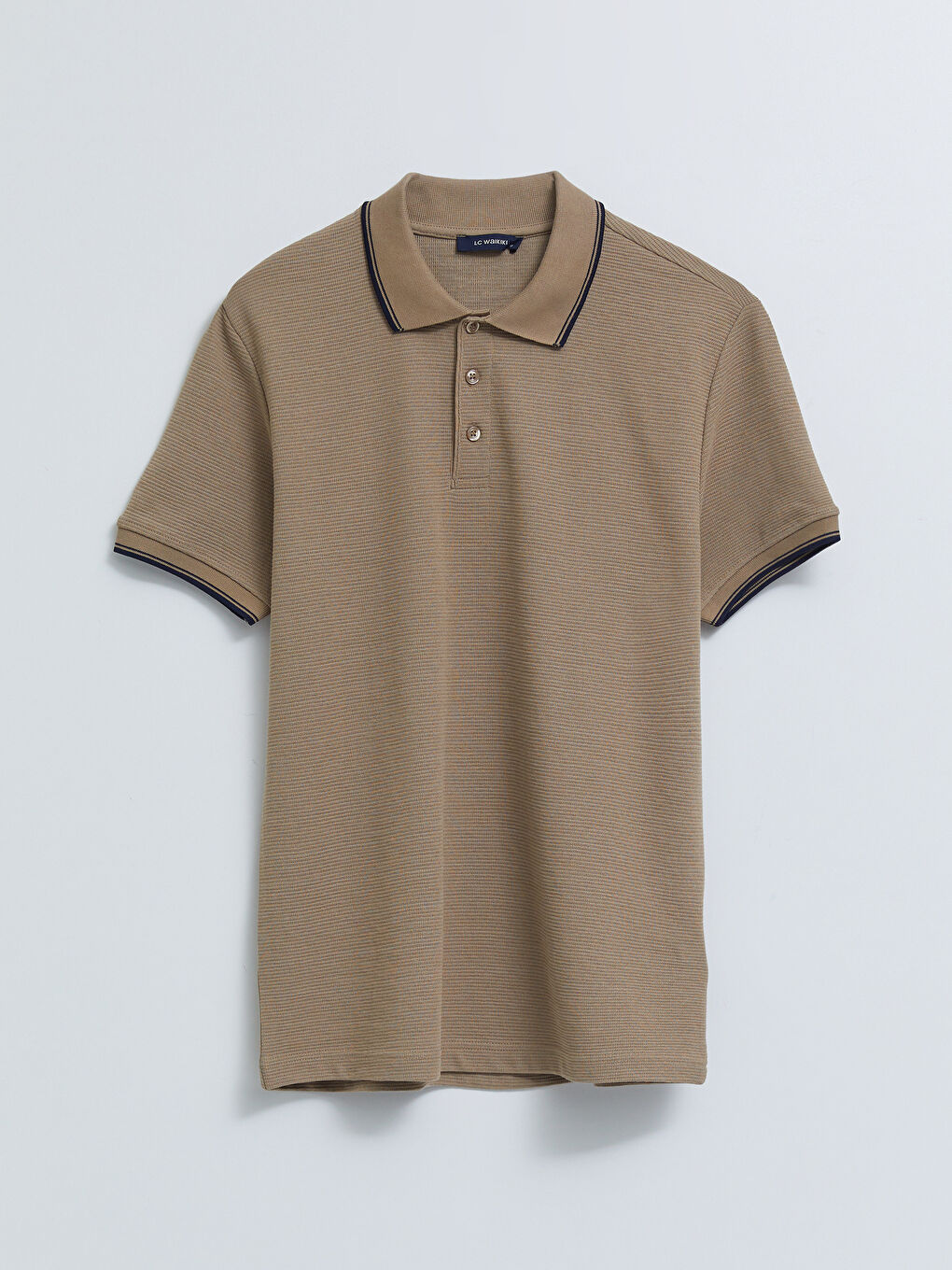 تيشيرت ياقة بولو كم قصير للرجال-5