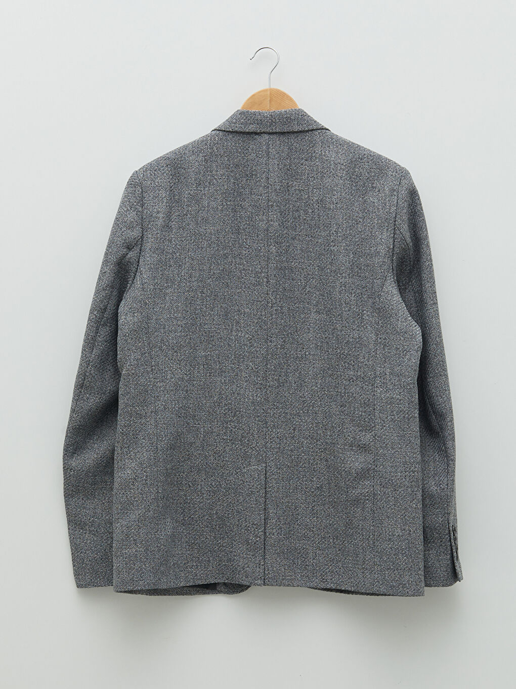 Standard Pattern Textured Men's Blazer Jacket-5