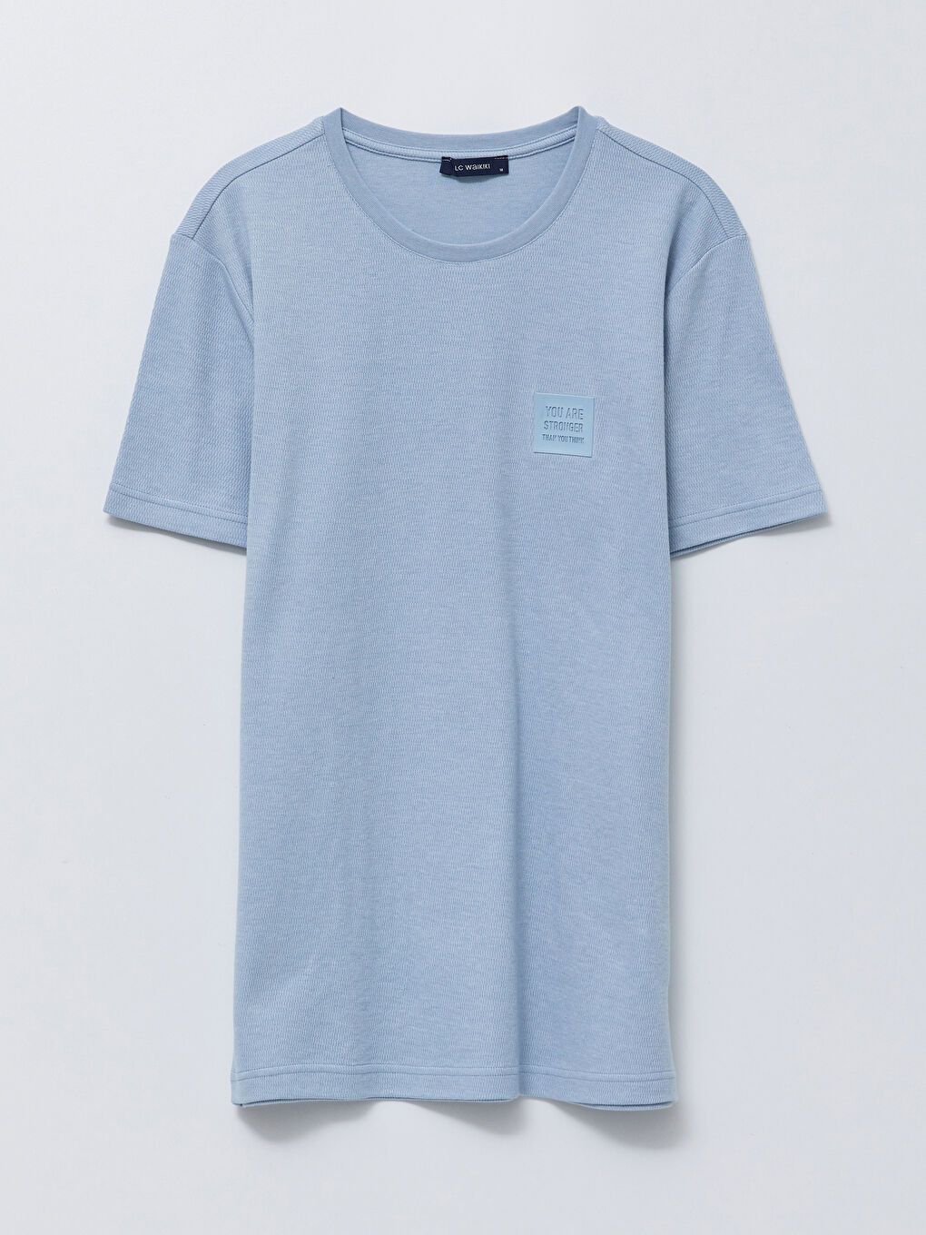 LC Waikiki Crew Neck Short Sleeve Printed Combed Cotton Men's T-shirt -S2DJ41Z8-FFH