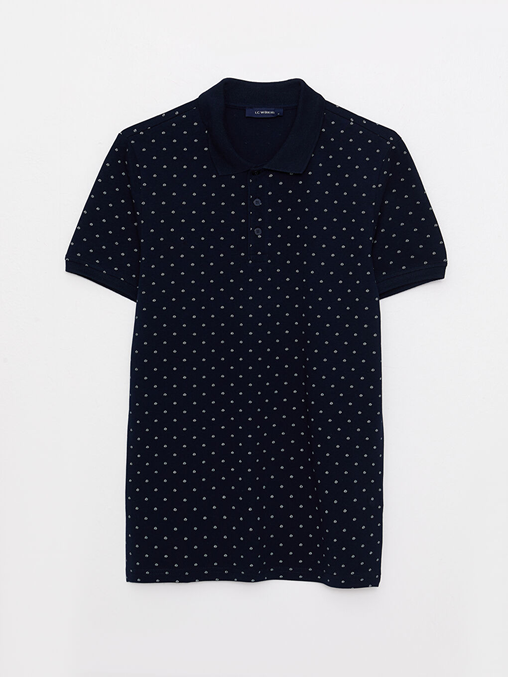 LCWAIKIKI Classic Polo Neck Short Sleeve Patterned Pique Men's T-Shirt -S2DJ51Z8-RFH