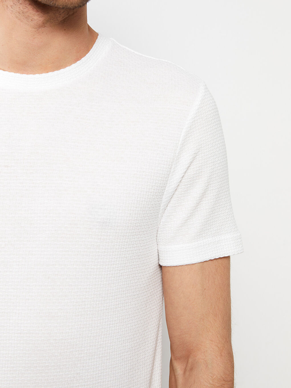 Crew Neck Jersey Men's T-Shirt-3