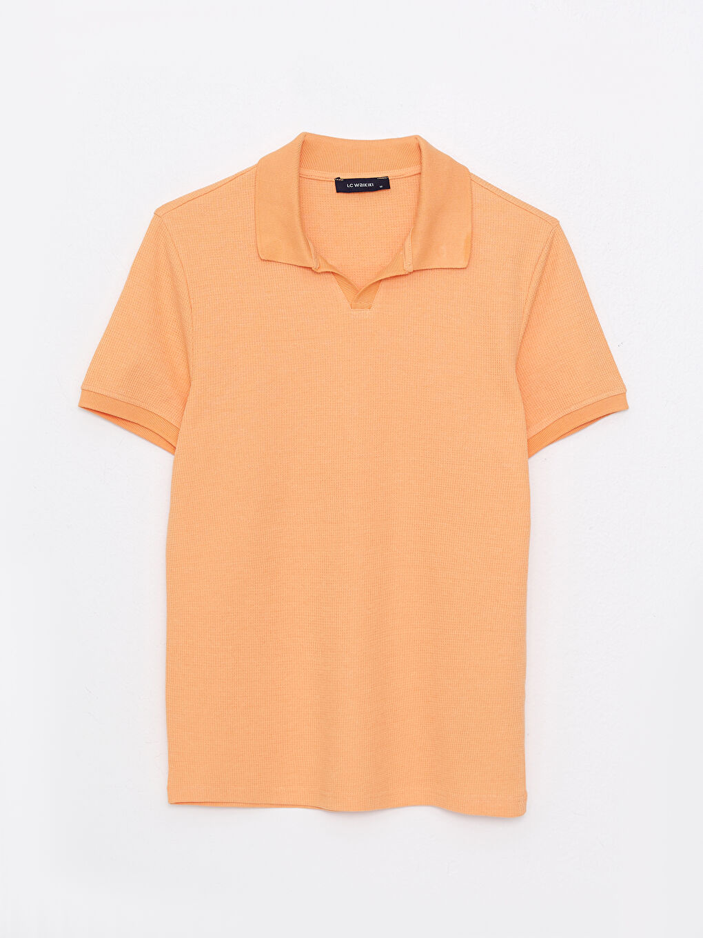 تيشيرت ياقة بولو كم قصير للرجال-5