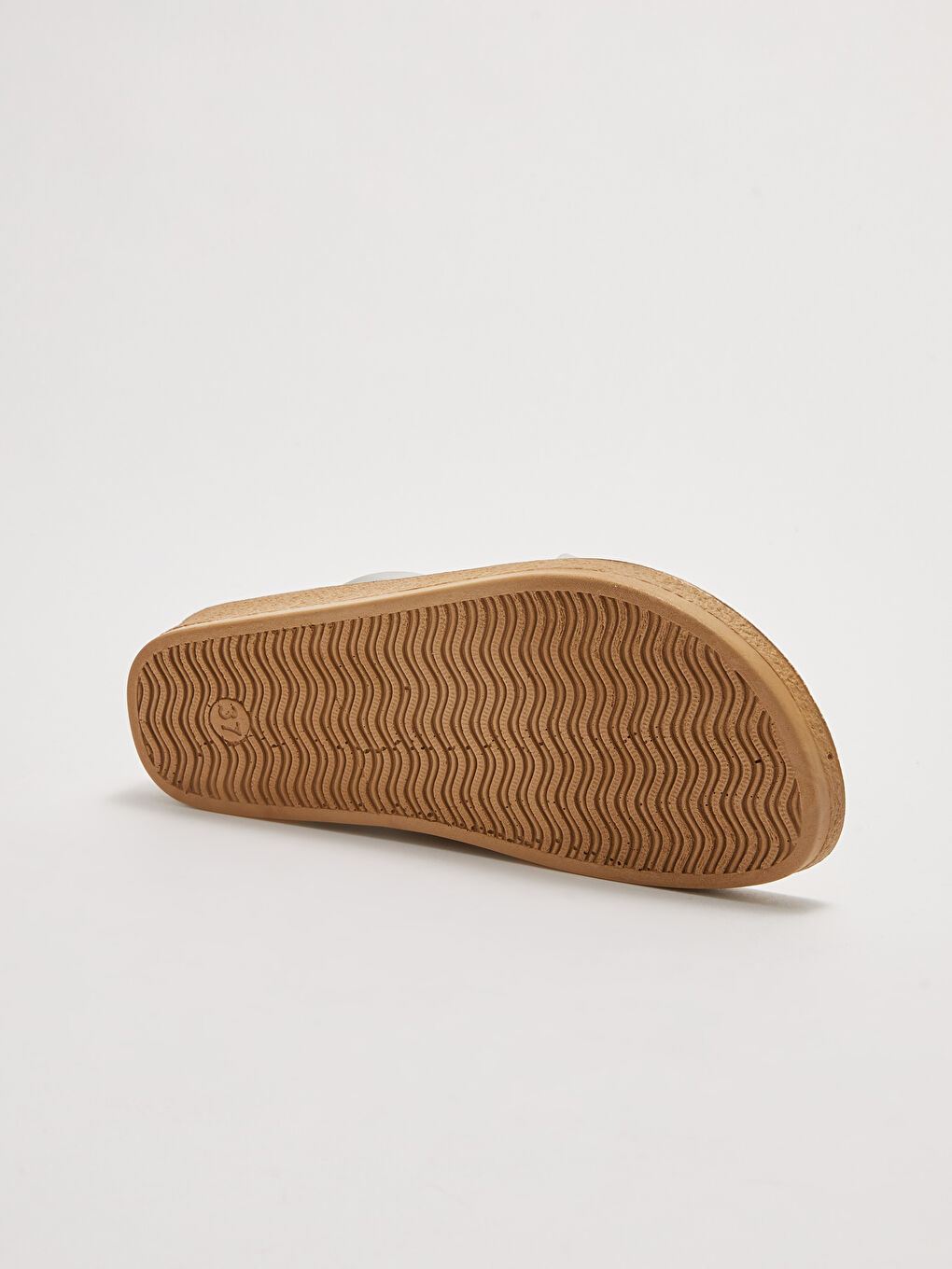 Gri Çapraz Bantlı Kadın Terlik-4