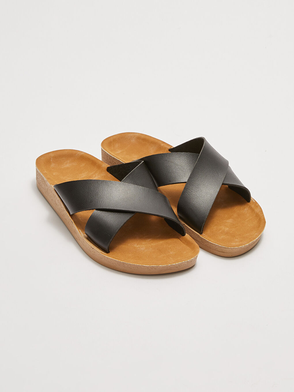 Cross-Strap Women's Slippers -S2DK11Z8-HUC