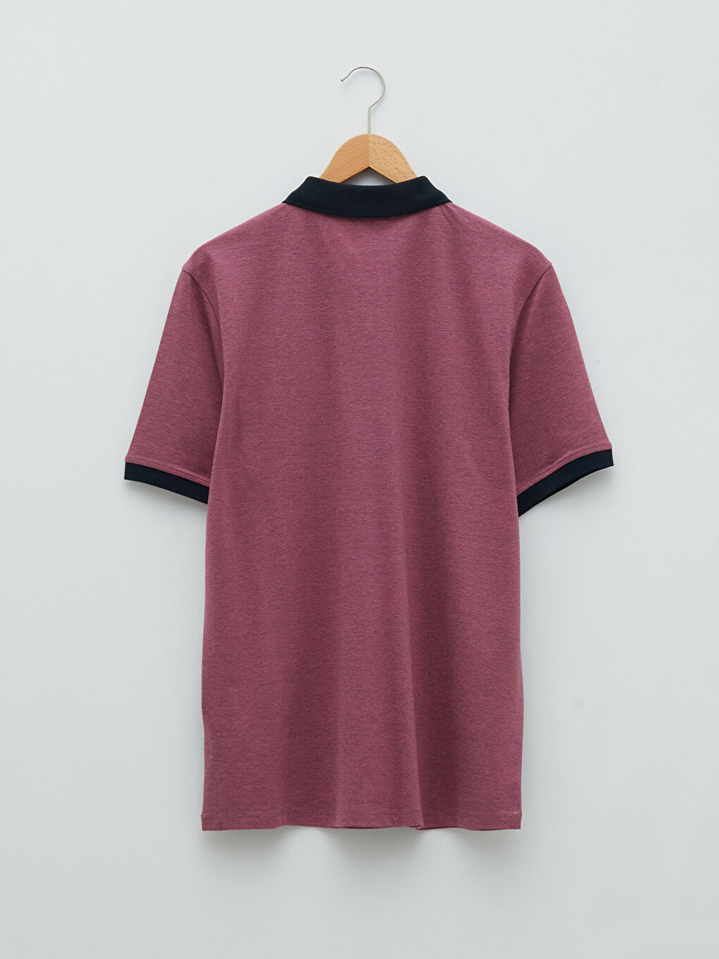 تي شيرت بياقة بولو كم قصير بيكيه للرجال-6