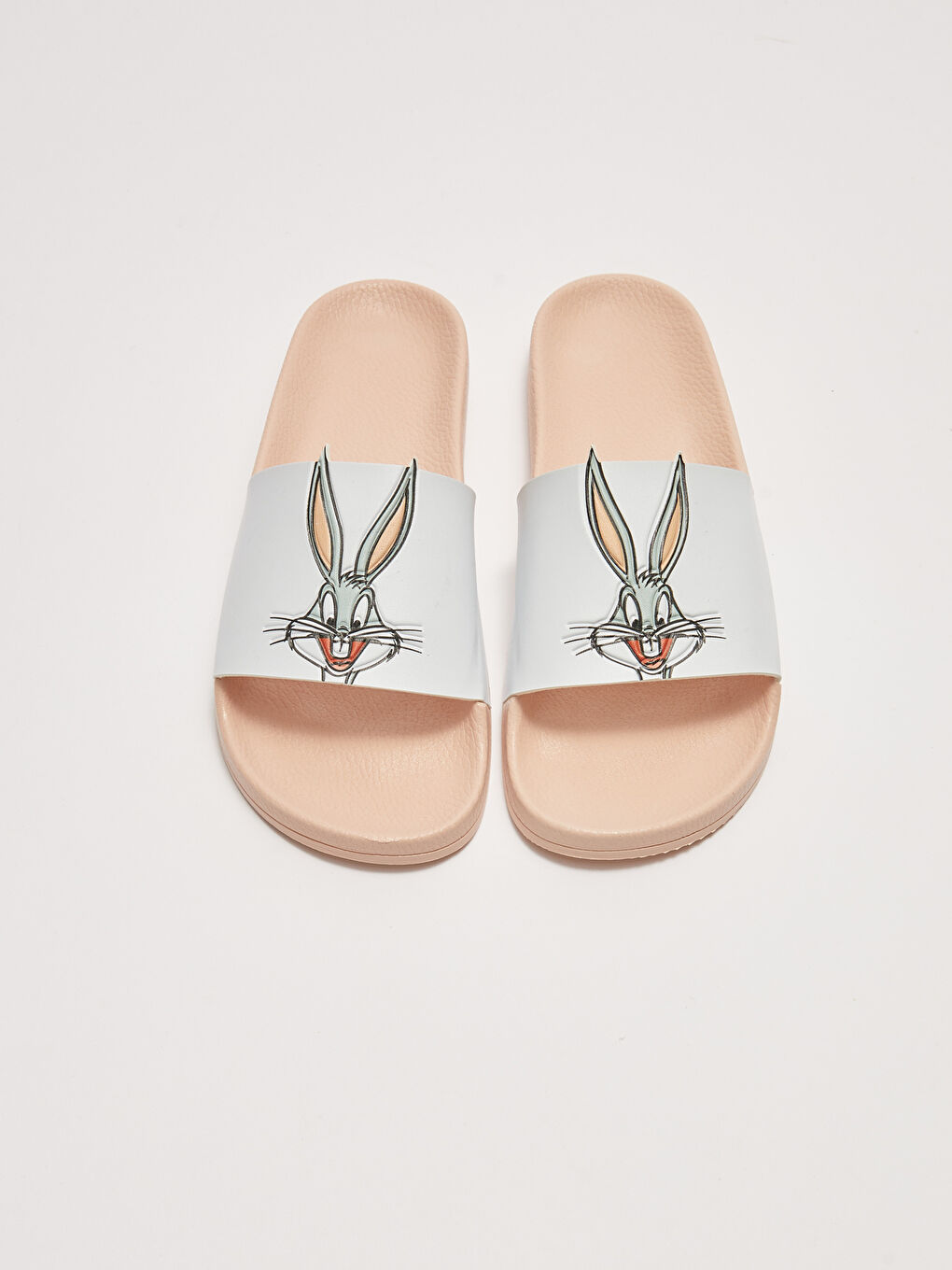 Pembe Bugs Bunny Lisanslı Kadın Terlik-2