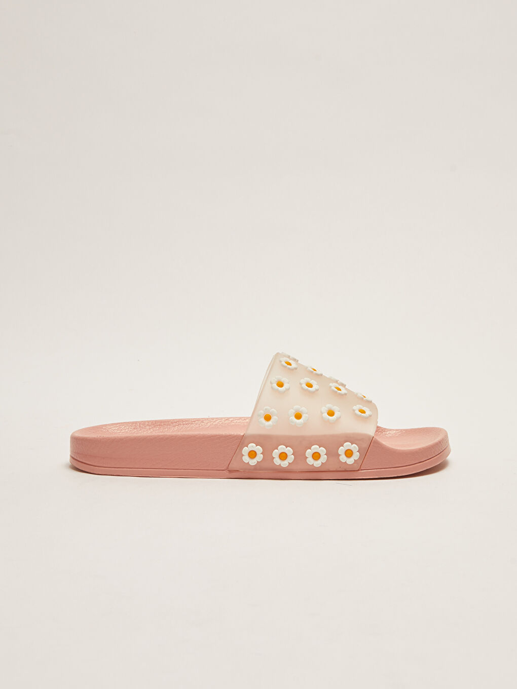 Pantoufles Pour Femmes à Imprimé de Marguerites-1