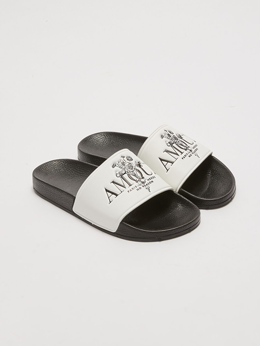 Printed Single-Strap Women's Slippers