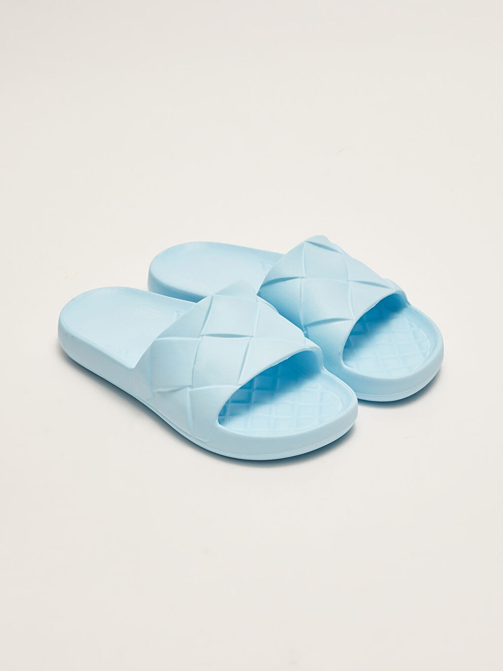 Single Band Self Patterned Women's Slippers