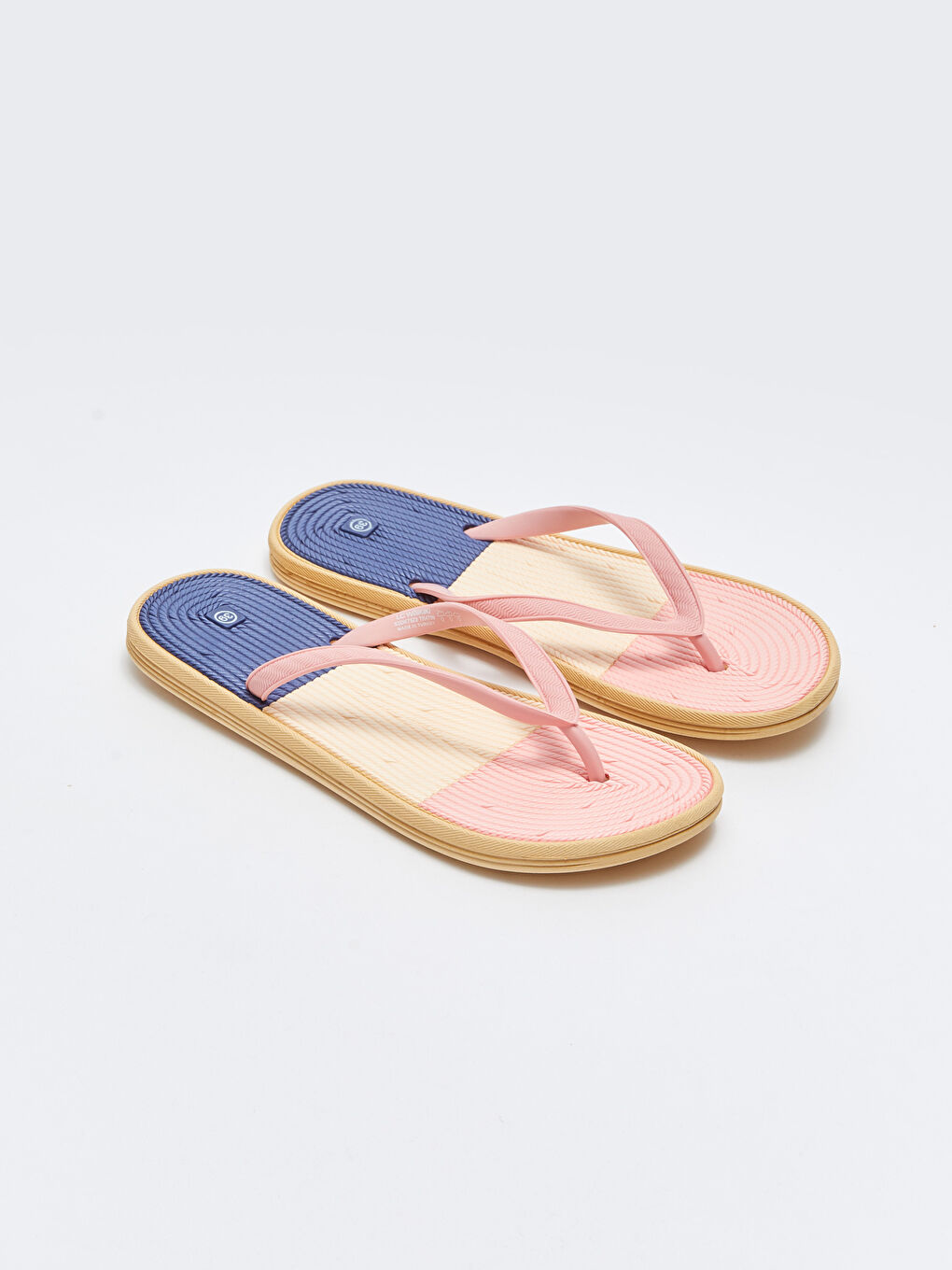 Color Block Flip-Flops Women's Beach Slippers -S2DK75Z8-F9C