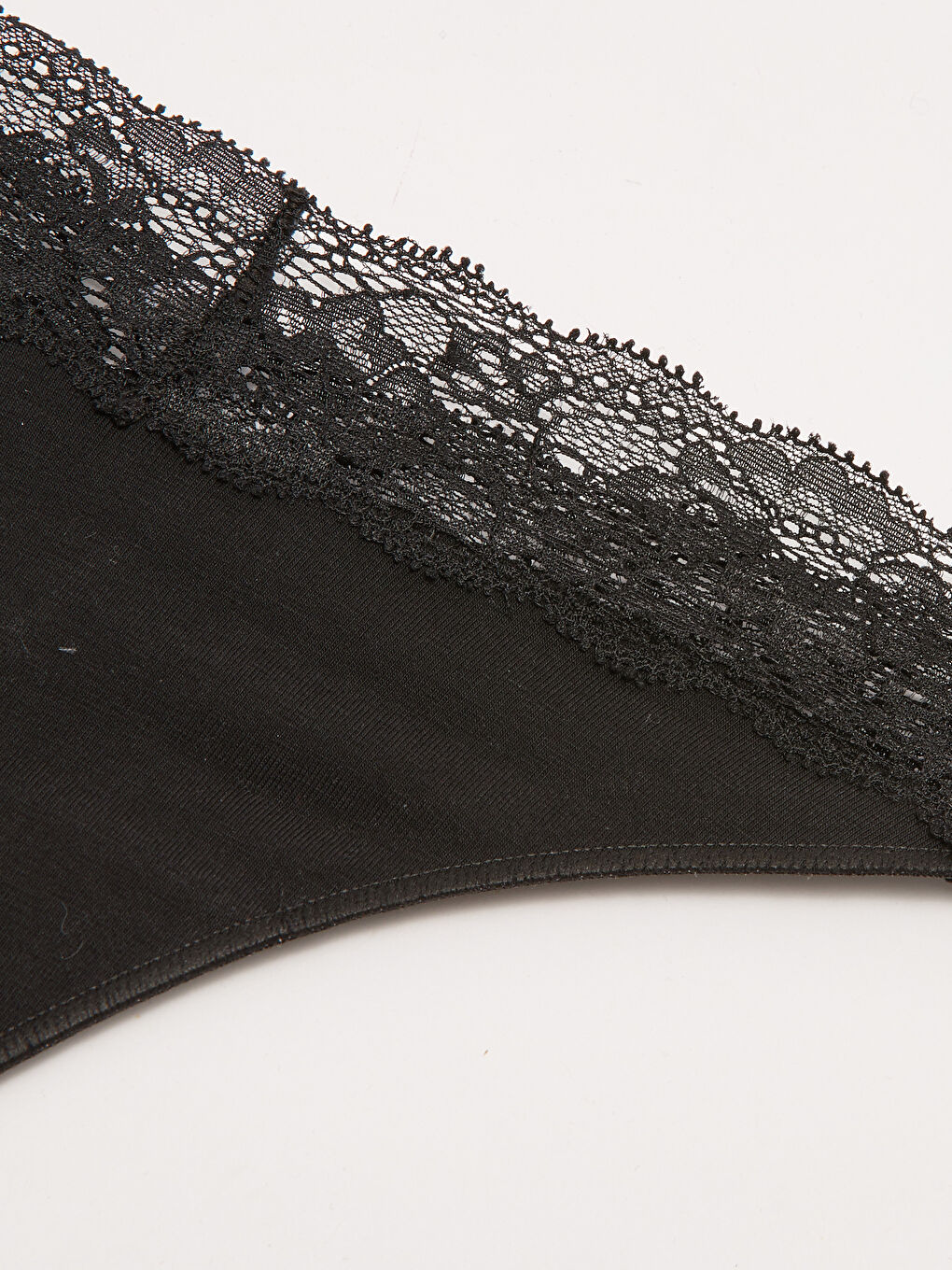 Siyah Dantelli Külot 3'lü Paket-3