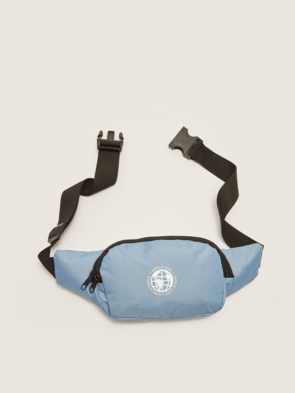 Mavi Baskılı Erkek Bel Çantası-2