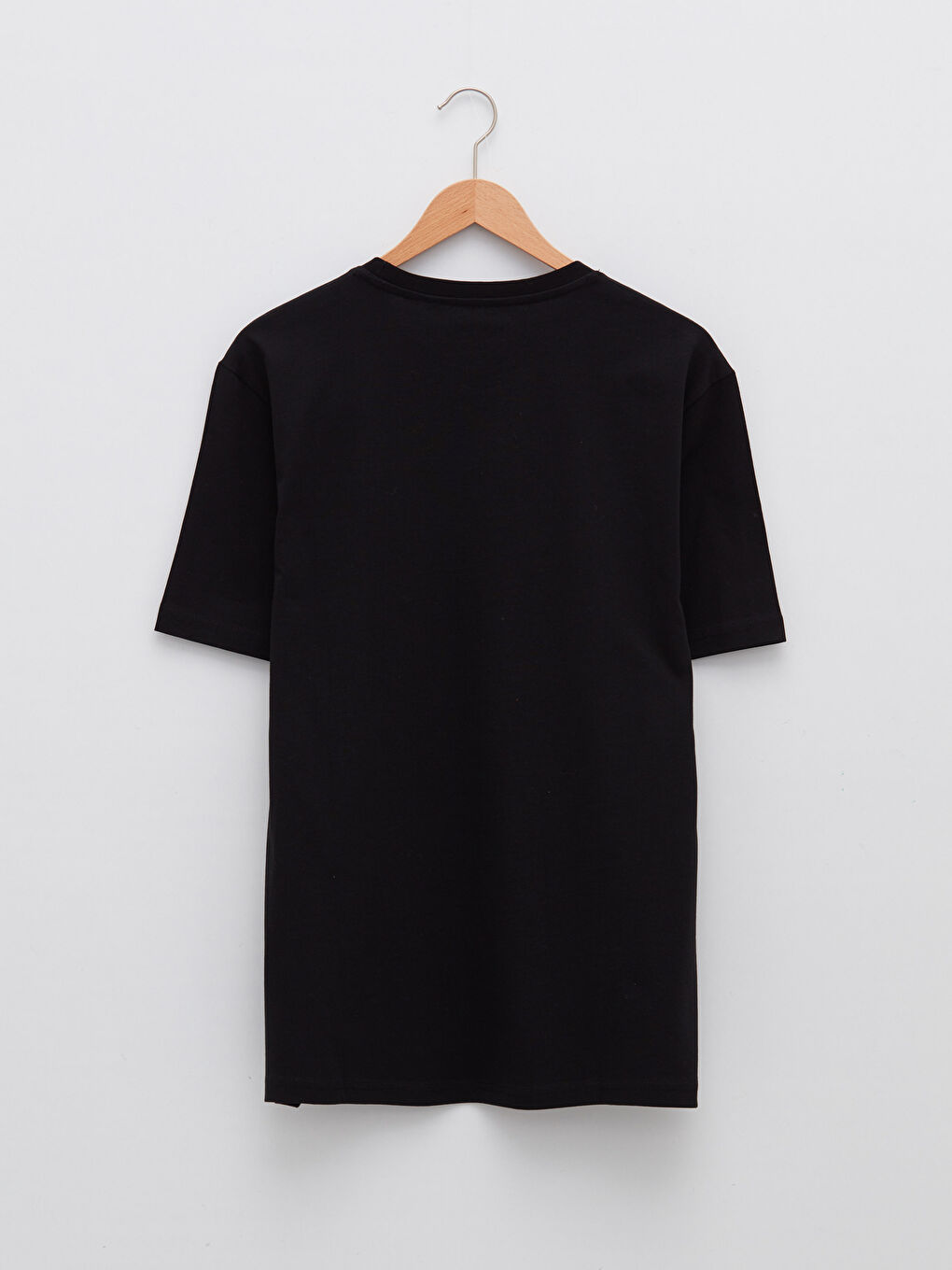 Crew Neck Short Sleeve Printed Combed Cotton Men's T-shirt-6