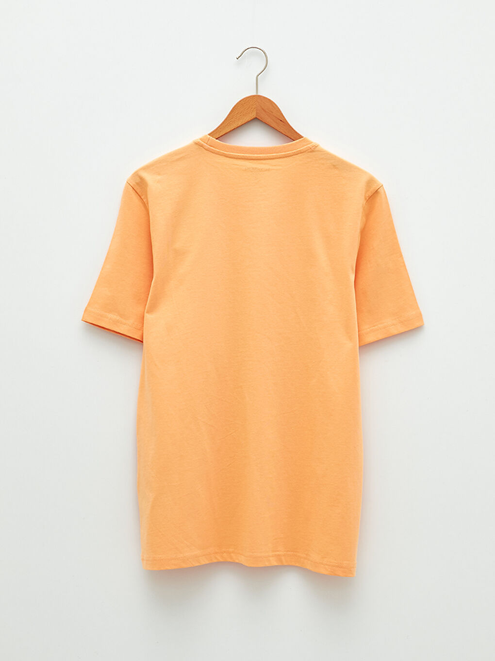 Crew Neck Printed Combed Cotton T-Shirt-6