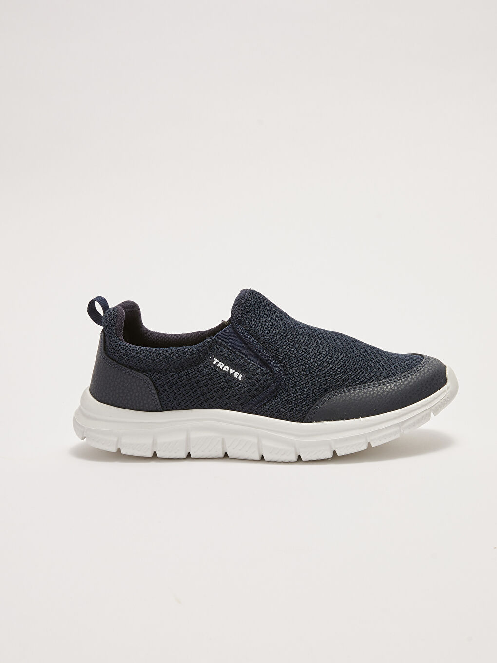 Lacivert File Detaylı Erkek Spor Ayakkabı-1