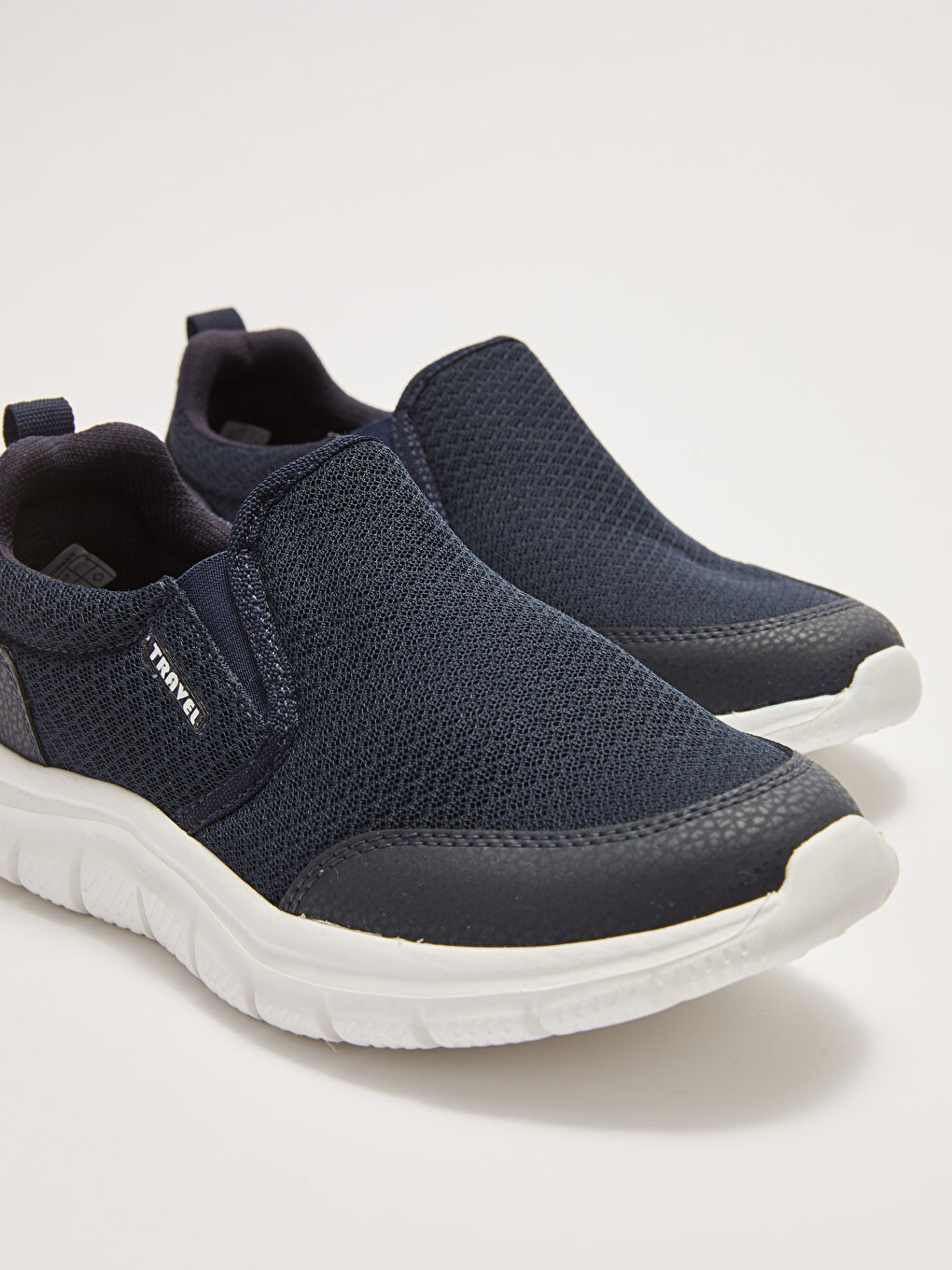 Lacivert File Detaylı Erkek Spor Ayakkabı-2