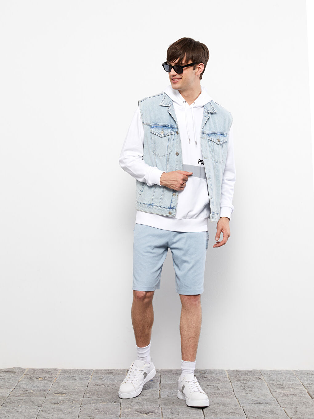 Standard Pattern Piqué Men's Shorts -S2DM08Z8-FFH