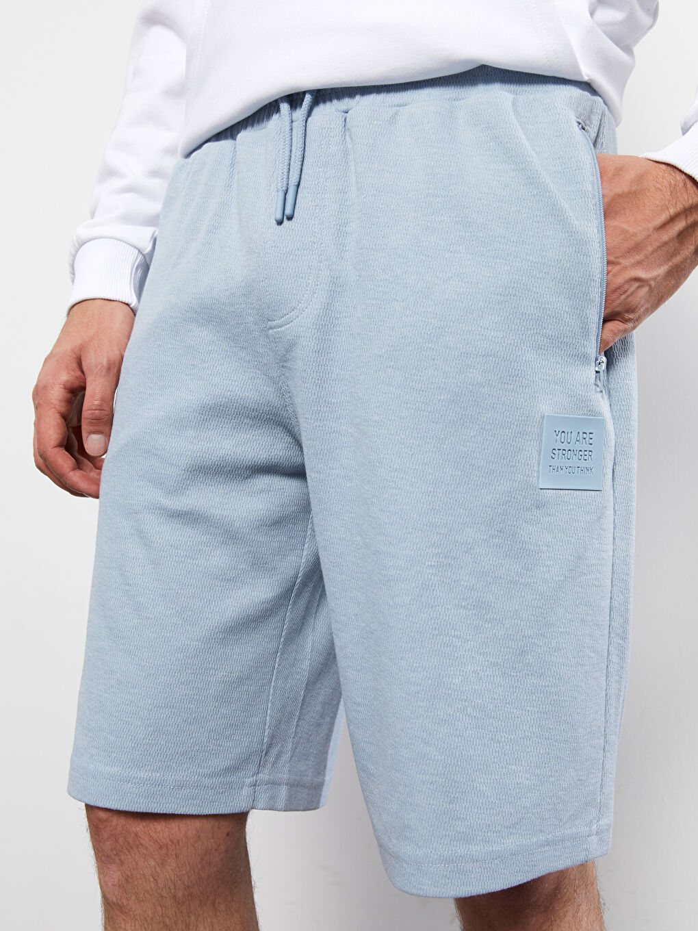 Standard Pattern Piqué Men's Shorts -S2DM08Z8-FFH