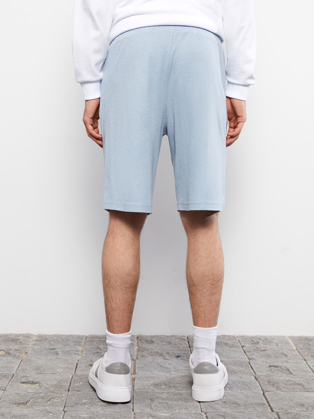 Standard Pattern Piqué Men's Shorts -S2DM08Z8-FFH