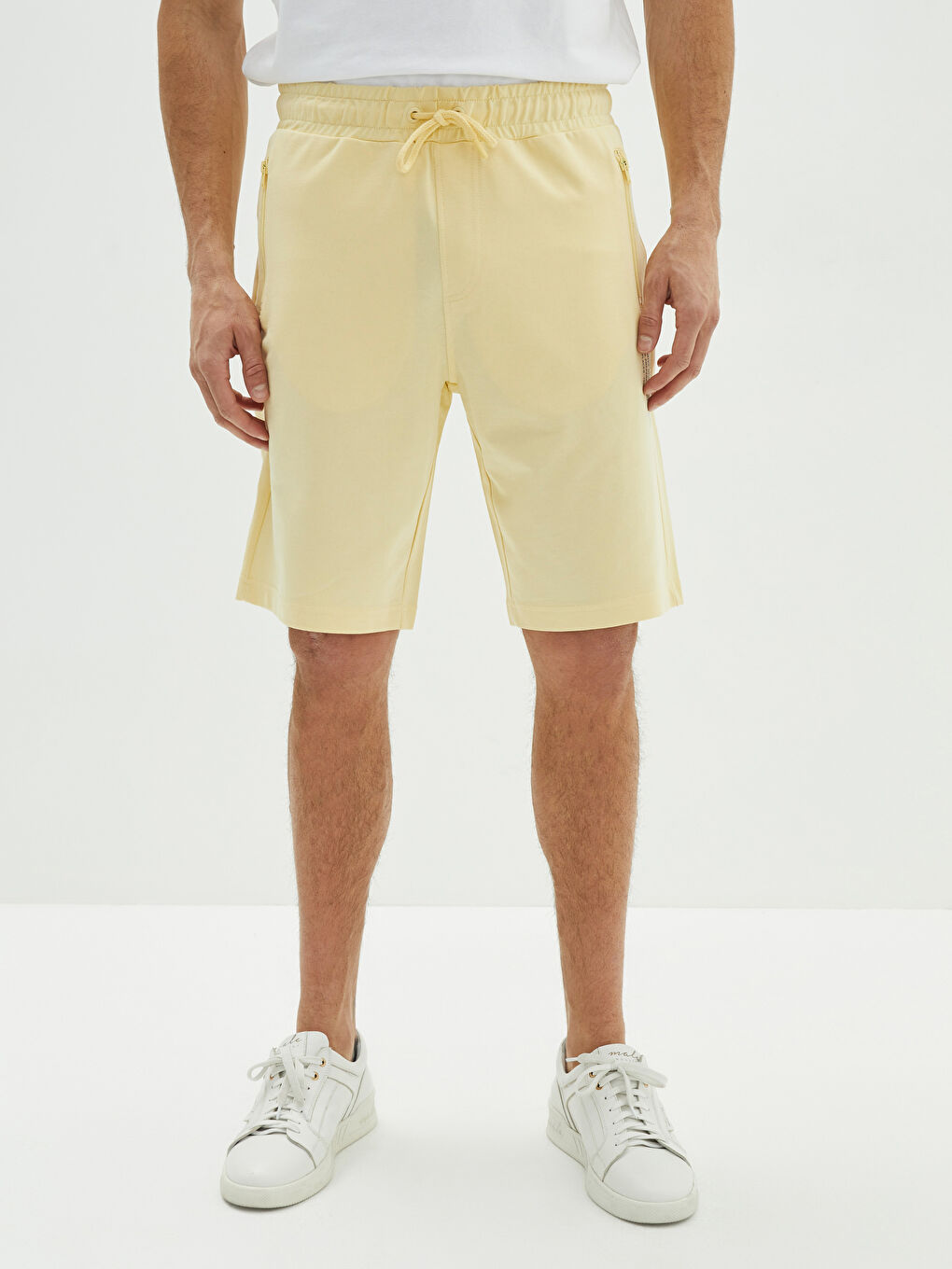 Sarı Standart Kalıp Erkek Şort-3