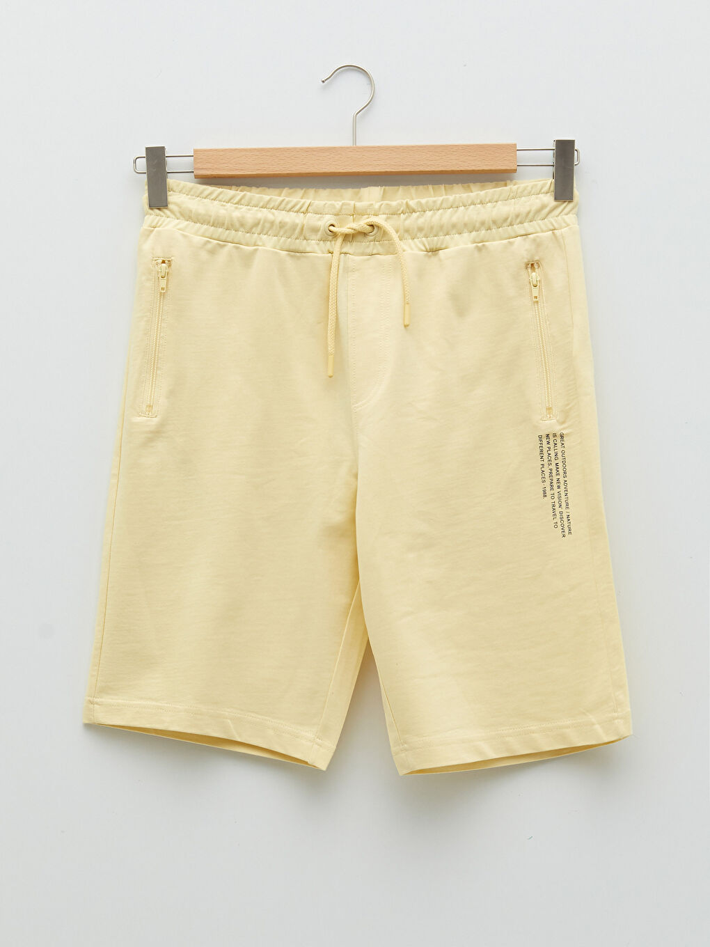 Sarı Standart Kalıp Erkek Şort-5