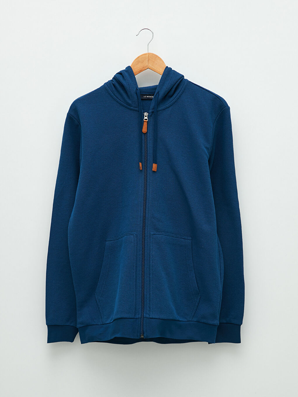 Relaxed Fit Hooded Long Sleeve Men's Sports Cardigan-5