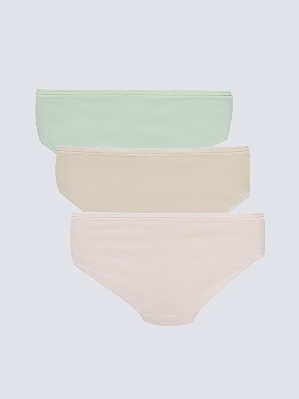 Lot de 3 Culottes Hipster Unies-1