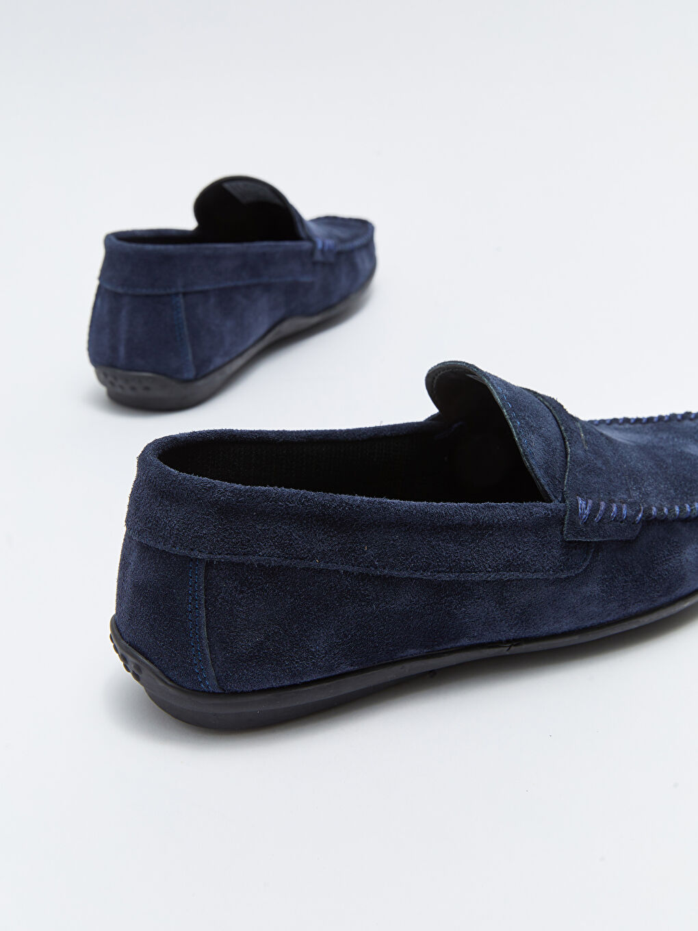 Δερμάτινα Διακοσμητικά Ραφτά Ανδρικά Μοκασίνια Κλασικά Παπούτσια-4