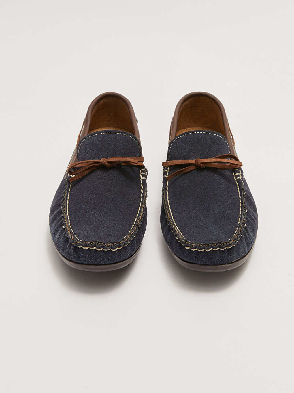 Lacivert Bağcık Detaylı Erkek Klasik Ayakkabı-5