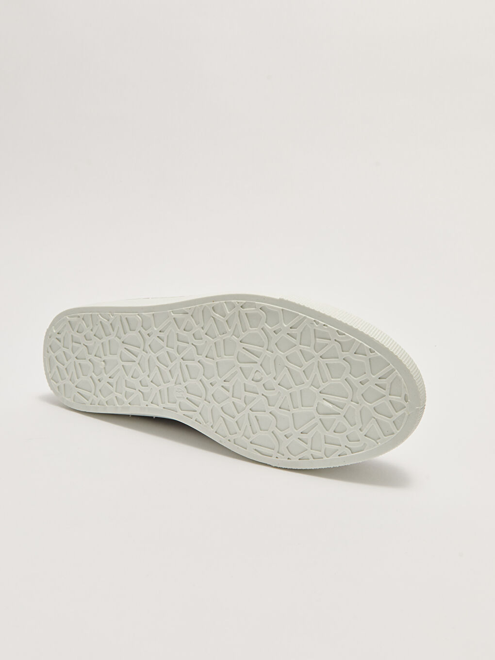 Siyah Deri Görünümlü Bağcıklı Erkek Spor Ayakkabı-5