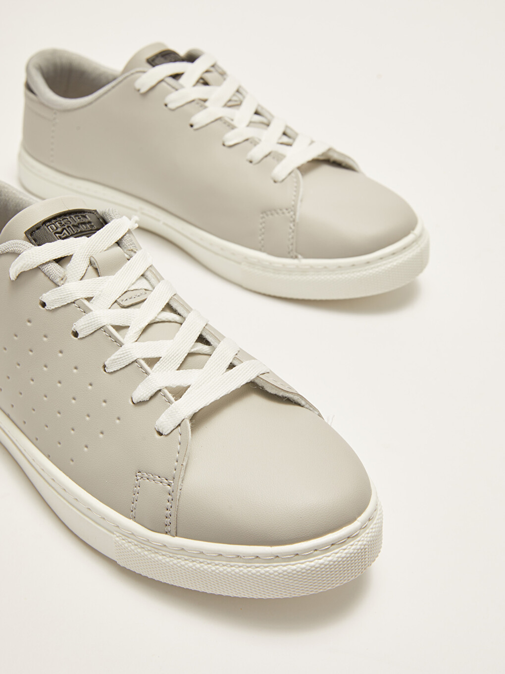 Faux Leather Lace-up Men's Trainers-5