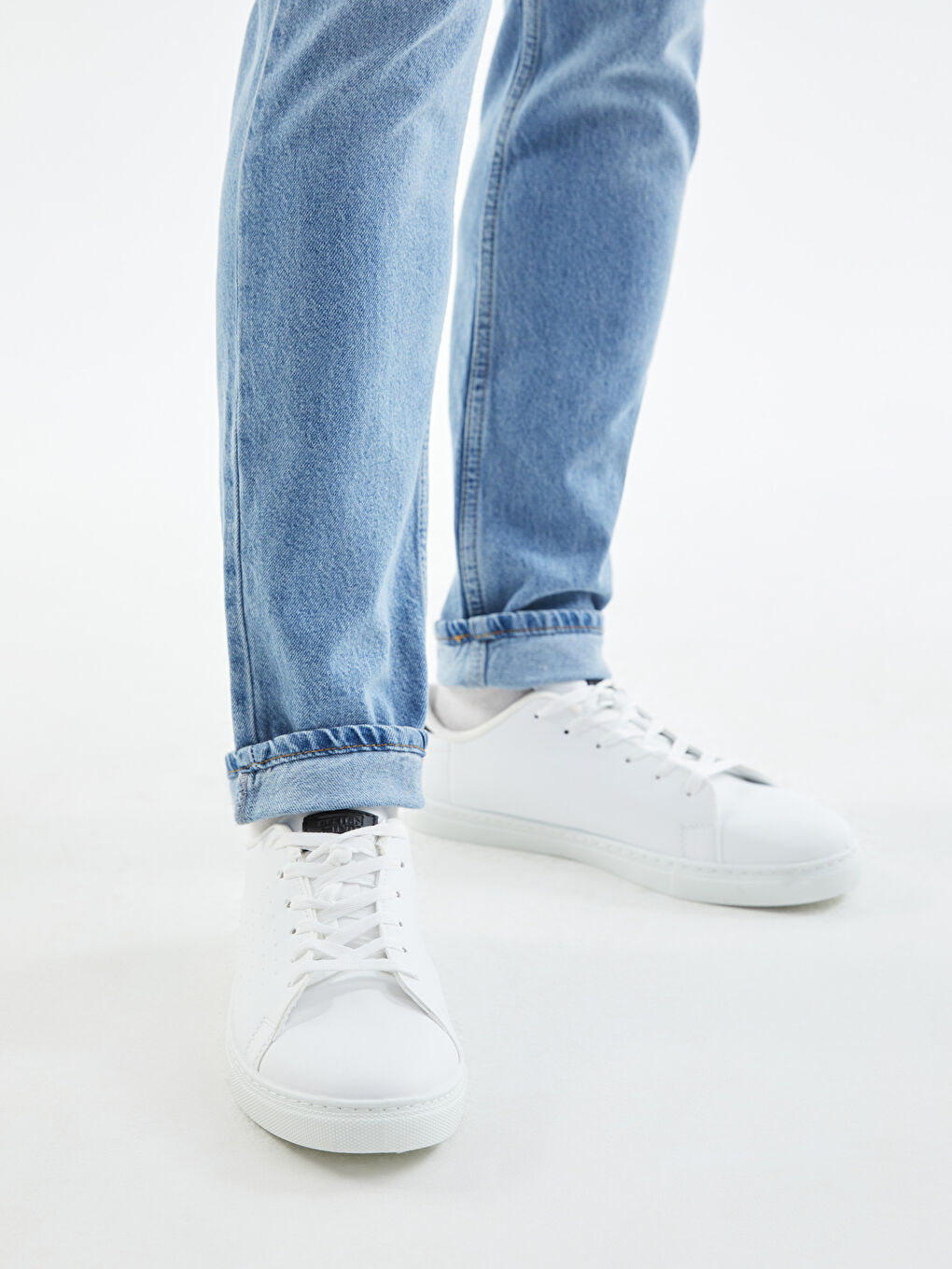 Кроссовки мужские из искусственной кожи на шнурках-3