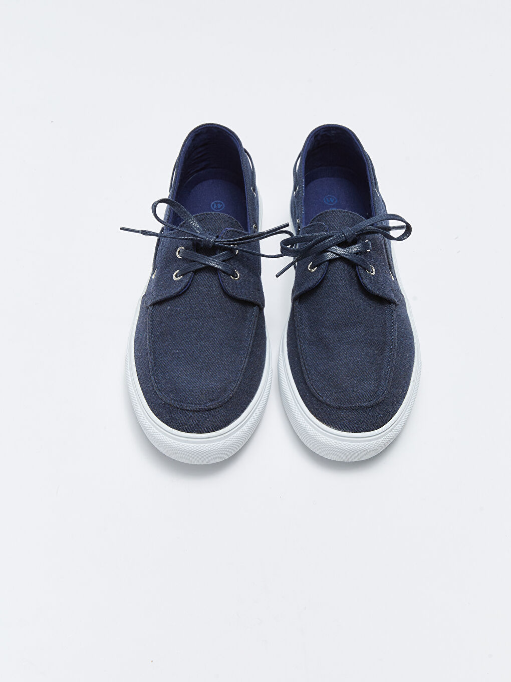 Lacivert Bağcıklı Dekoratif Dikişli Erkek Klasik Ayakkabı-2