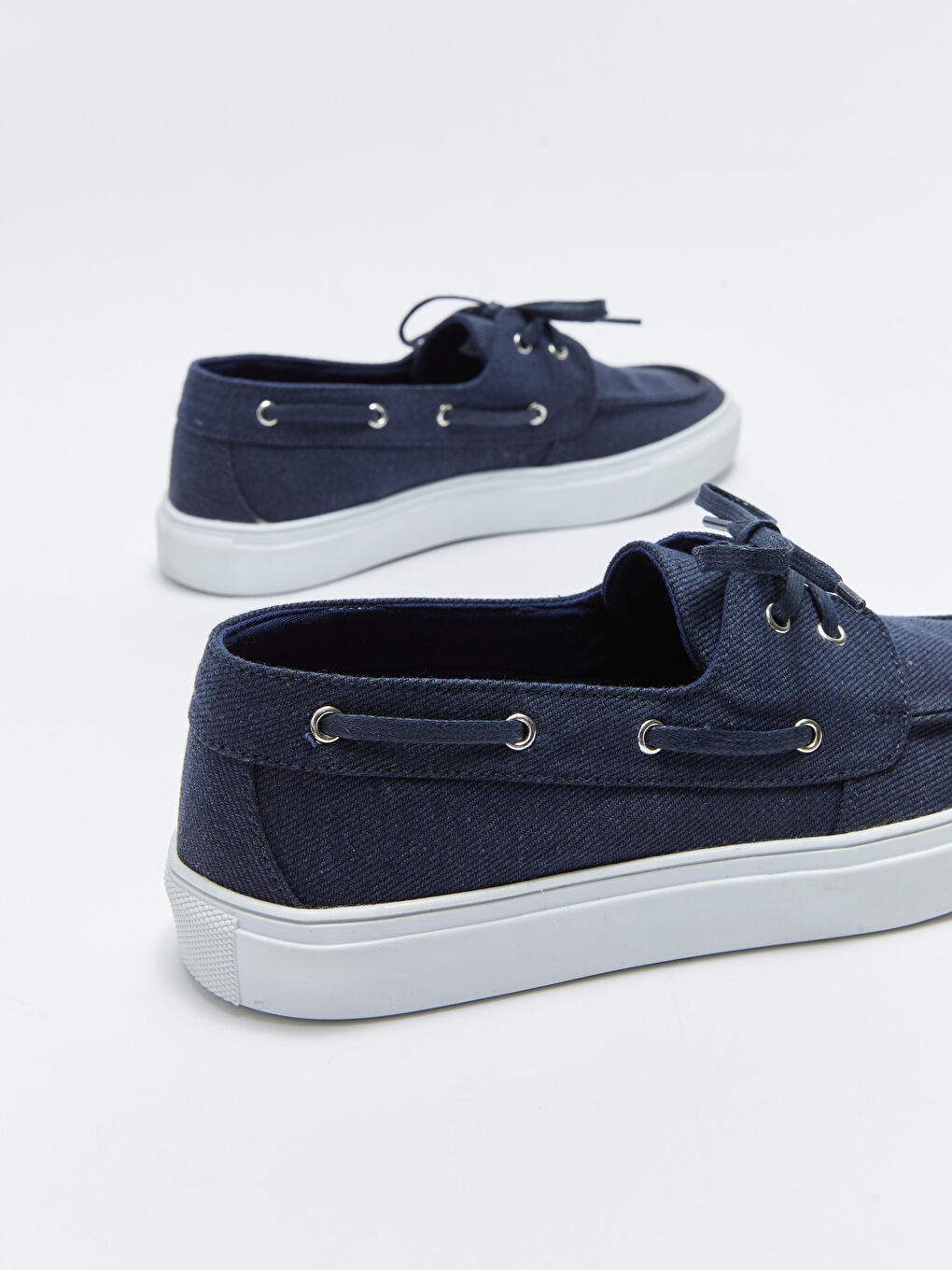 Lacivert Bağcıklı Dekoratif Dikişli Erkek Klasik Ayakkabı-4