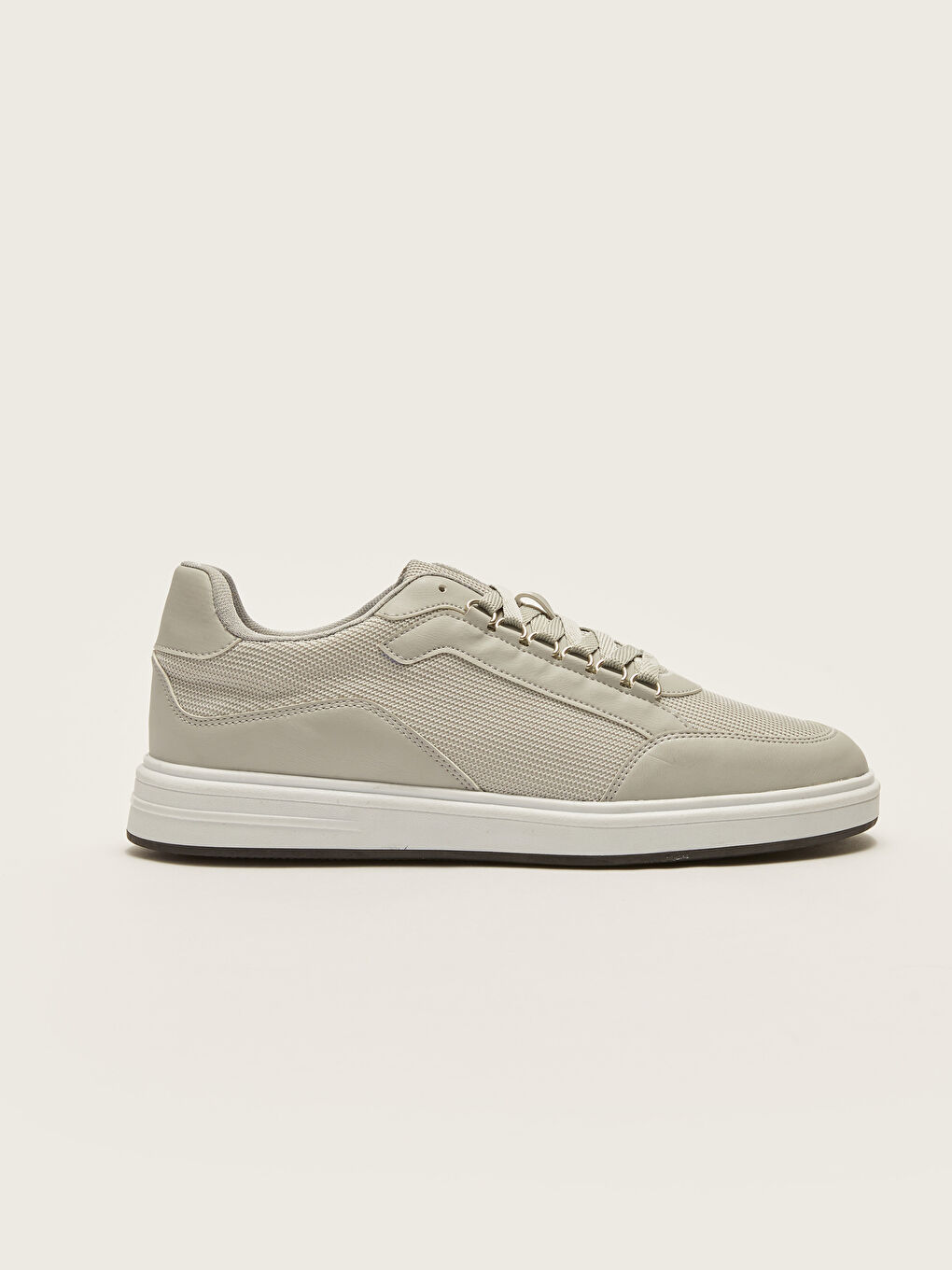 Gri Bağcıklı Erkek Spor Ayakkabı-1