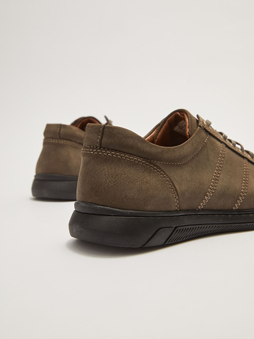 Bej Bağcıklı Erkek Klasik Ayakkabı-4