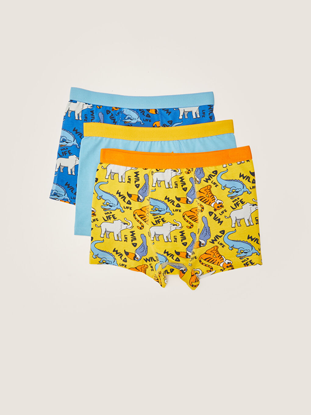 Printed Cotton Boy Boxer 3-Pack