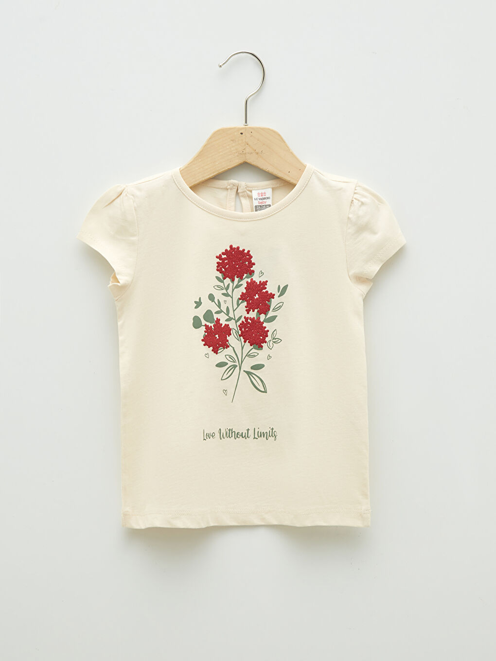 LC Waikiki Crew Neck Short Sleeve Printed Baby Girl T-shirt and Tulle Skirt 2 Piece Set -S2DN80Z1-FF7