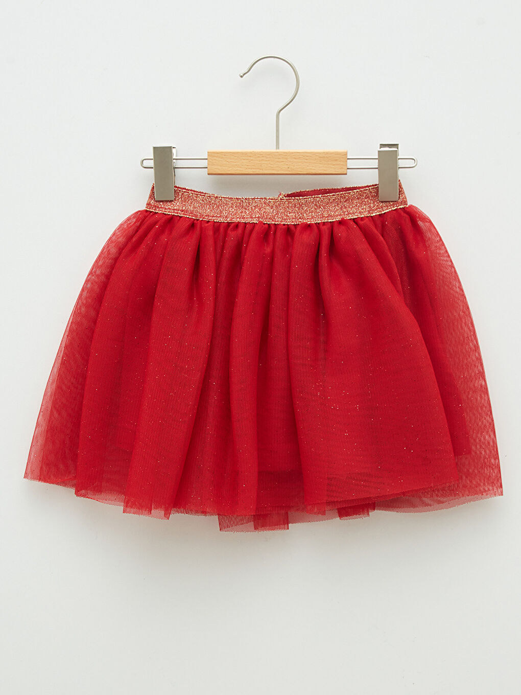 LC Waikiki Crew Neck Short Sleeve Printed Baby Girl T-shirt and Tulle Skirt 2 Piece Set -S2DN80Z1-FF7