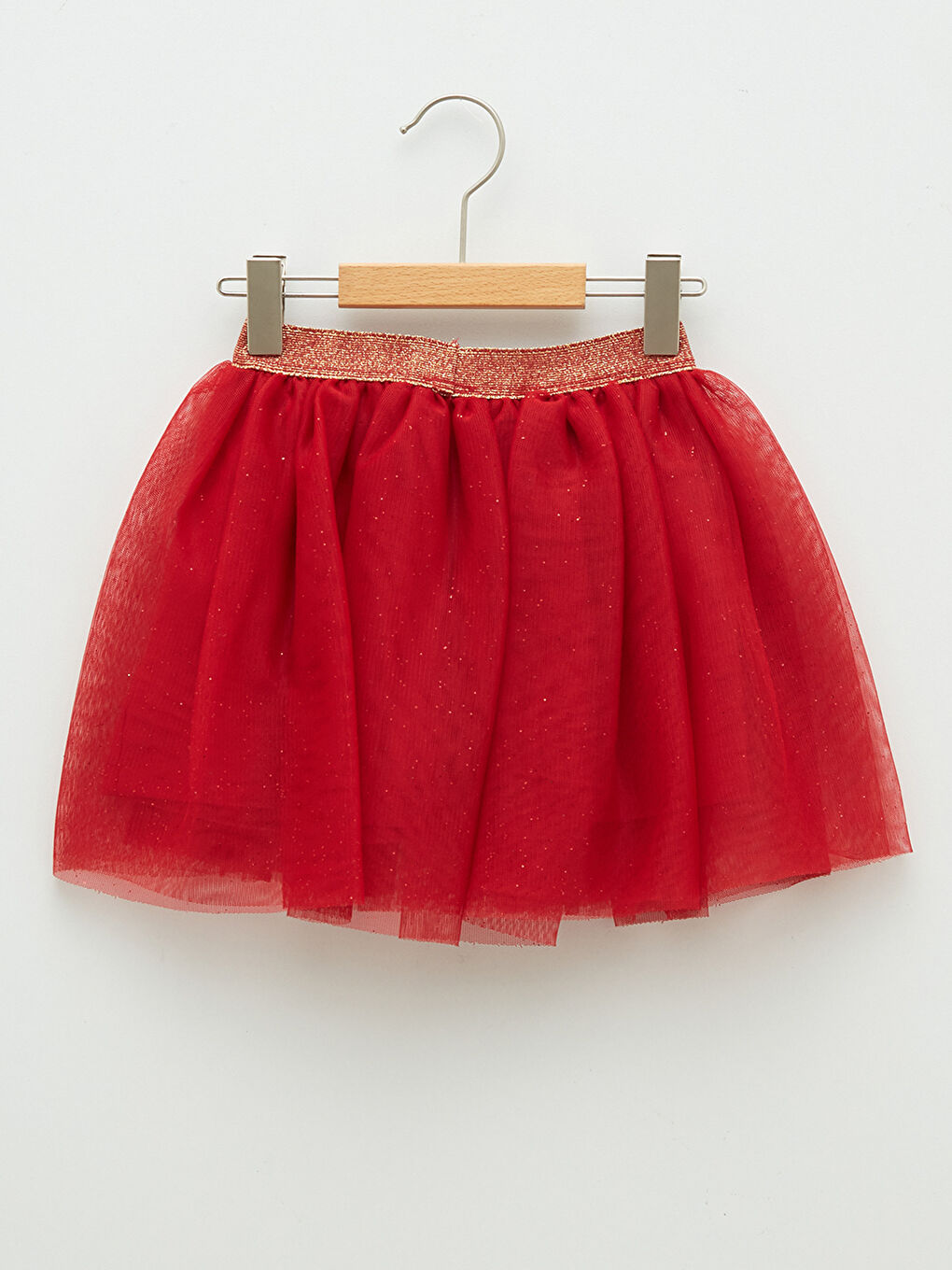 LC Waikiki Crew Neck Short Sleeve Printed Baby Girl T-shirt and Tulle Skirt 2 Piece Set -S2DN80Z1-FF7