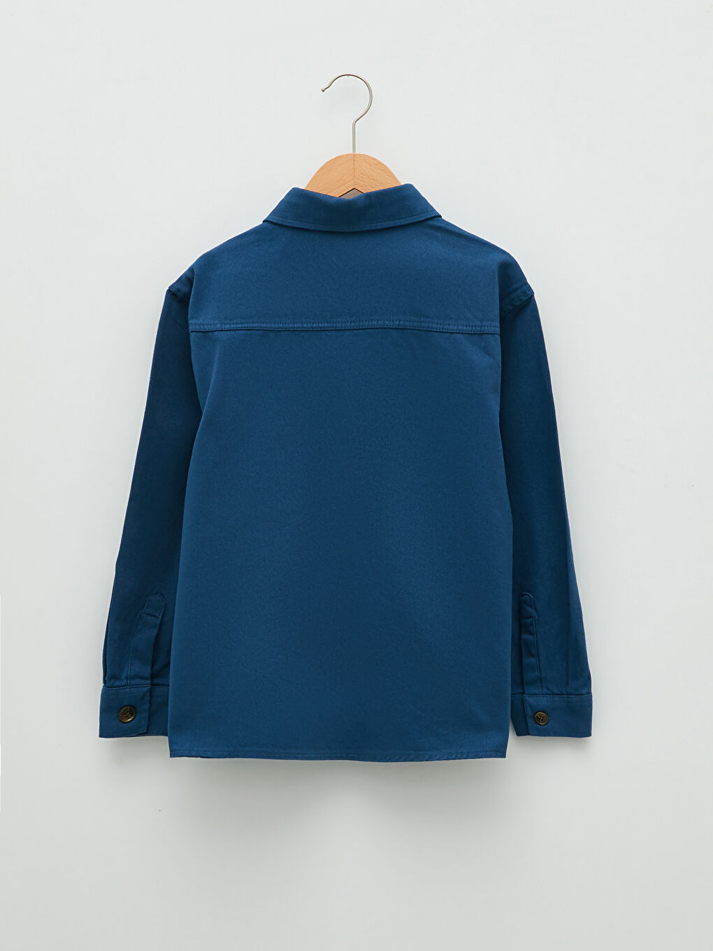 قميص أولاد طويل الكم مطبوع من قماش الجبردين-3