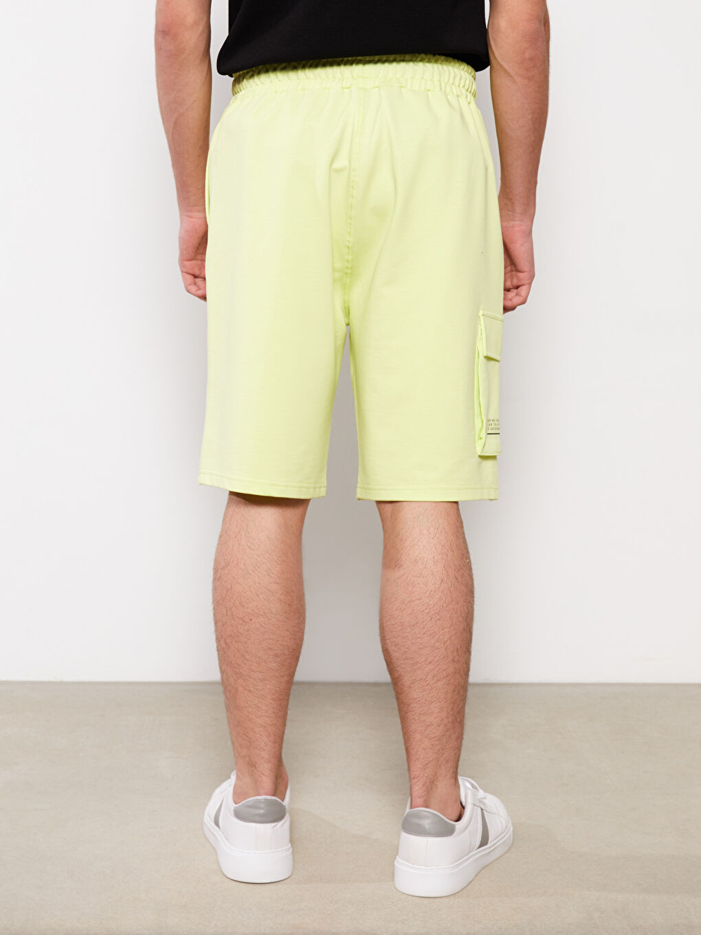 Slim Fit Knitted Men Shorts -S2DO13Z8-RRB