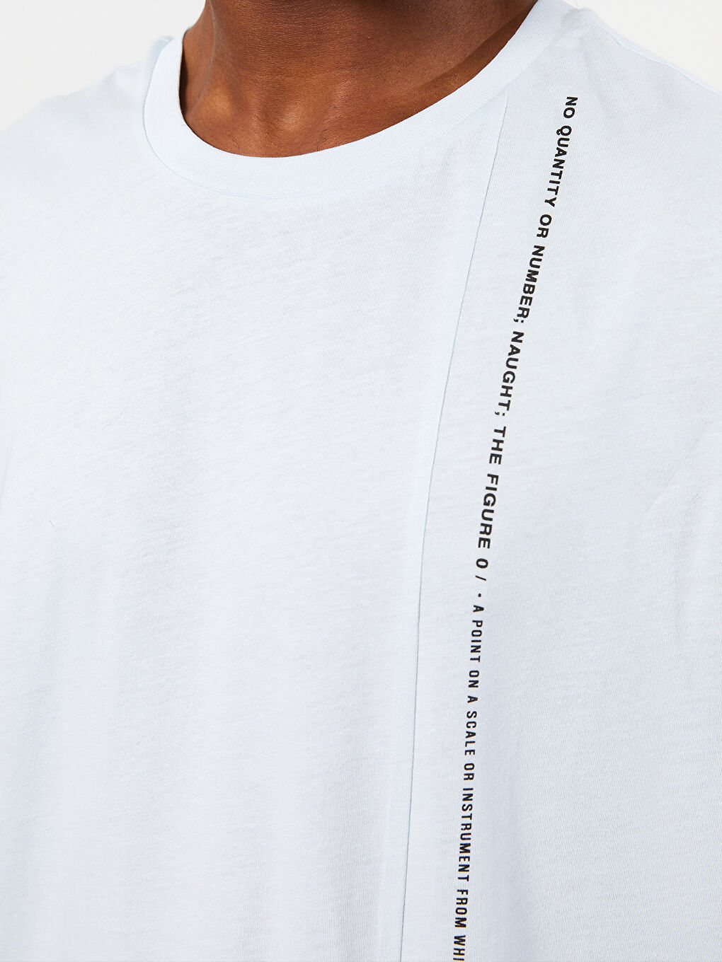 Mavi Bisiklet Yaka Baskılı Penye Erkek Kolsuz Tişört-3