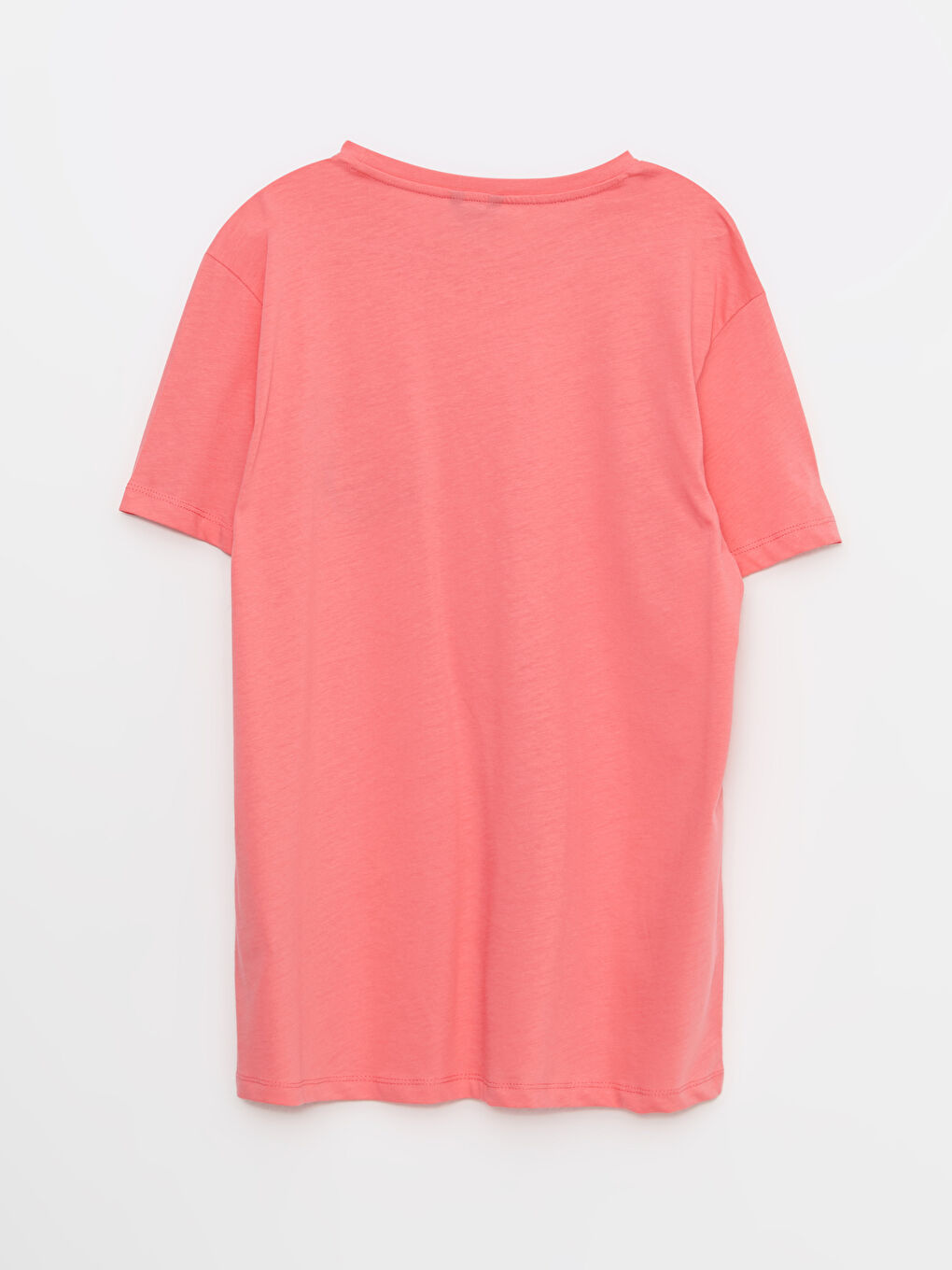 Mercan Bisiklet Yaka Kısa Kollu Baskılı Penye Erkek Tişört-6