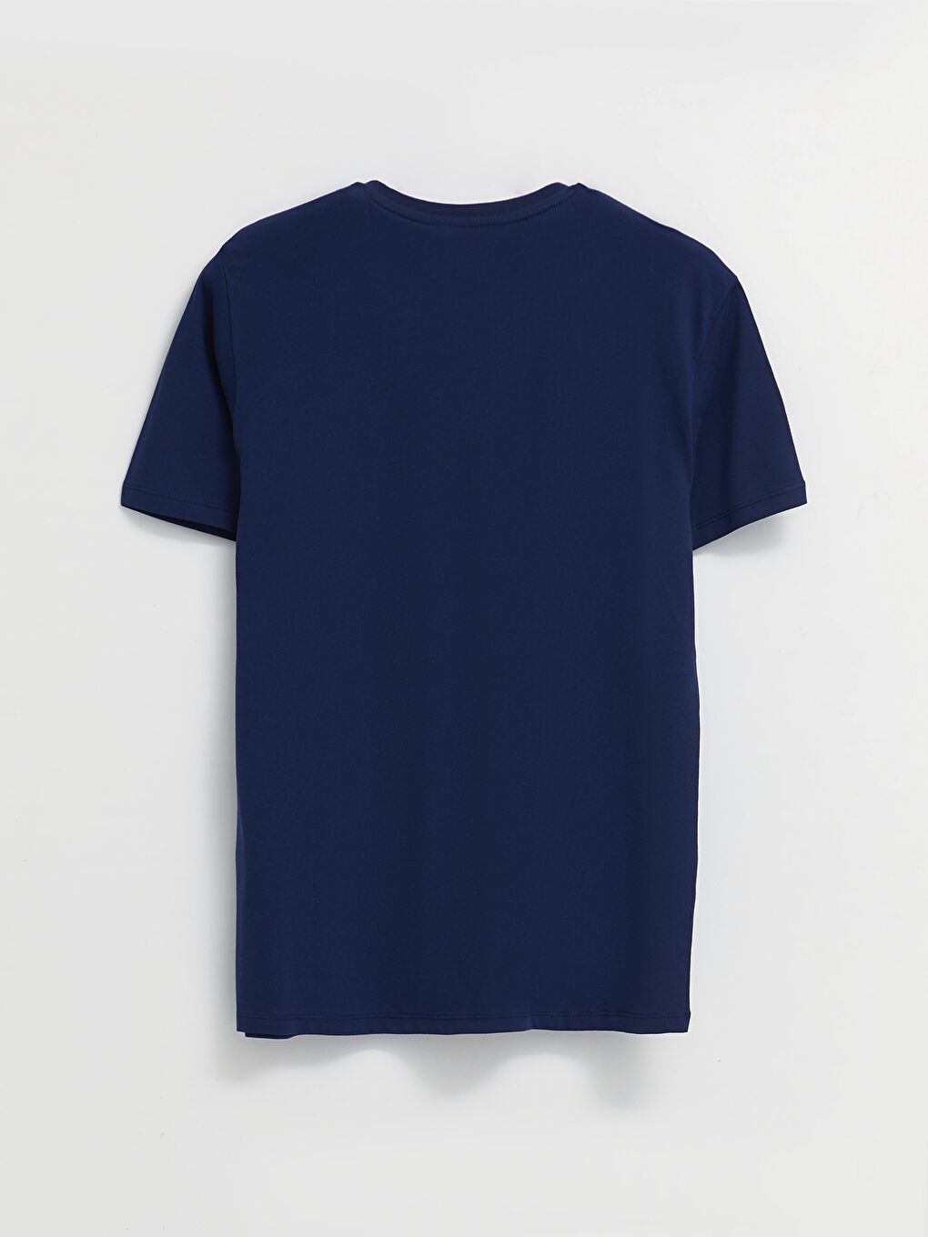 Crew Neck Short Sleeve Printed Combed Cotton Men's T-shirt-6