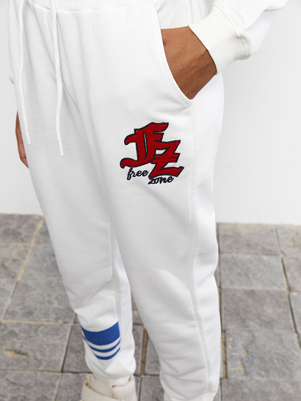 Elastic Waist Printed Pocket Detailed Women's Jogger Sweatpants -S2DO52Z8-R9J