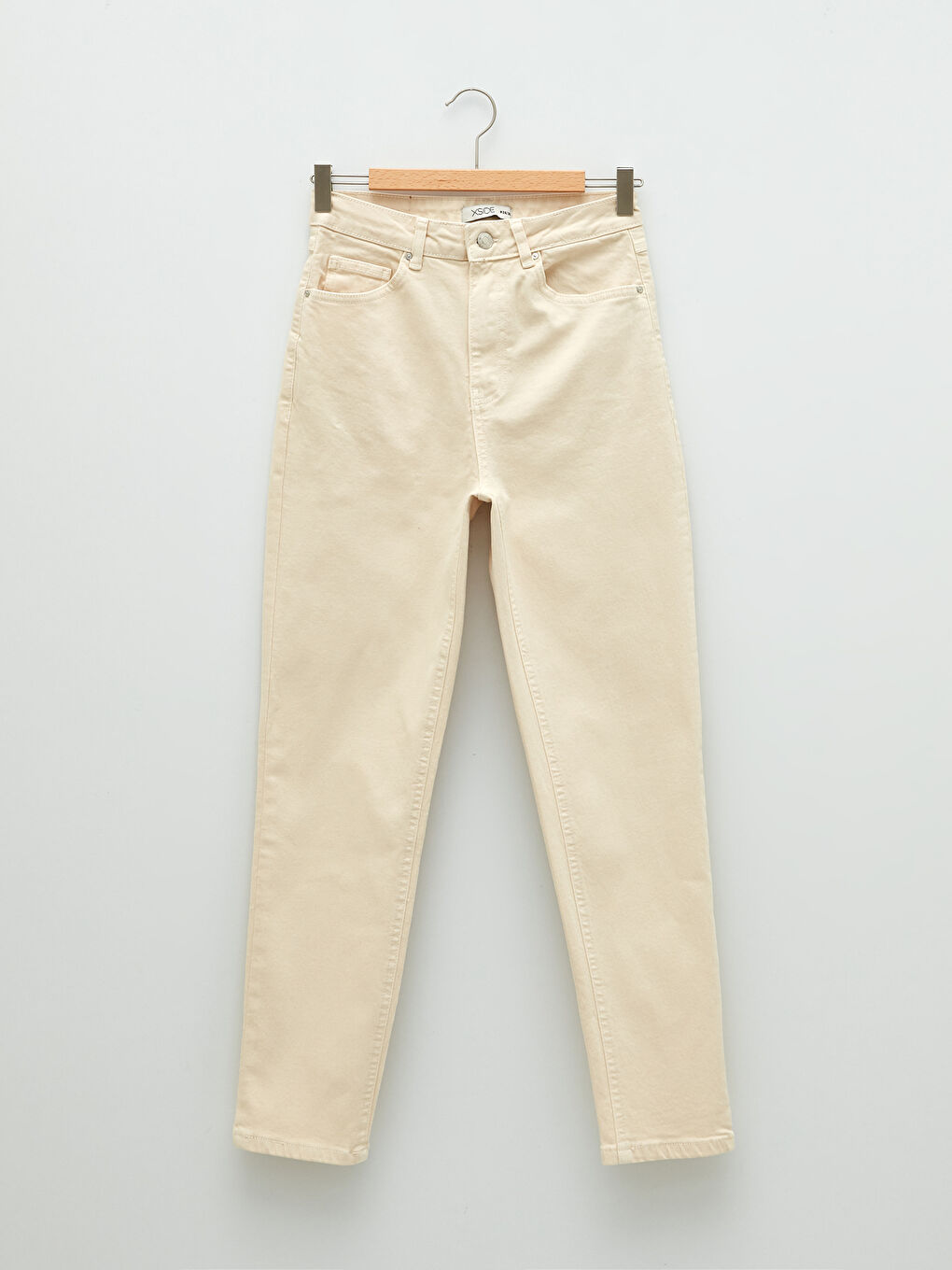 XSIDE Mom Fit Straight Pocket Detailed Women Jeans -S2DO61Z8-FEU