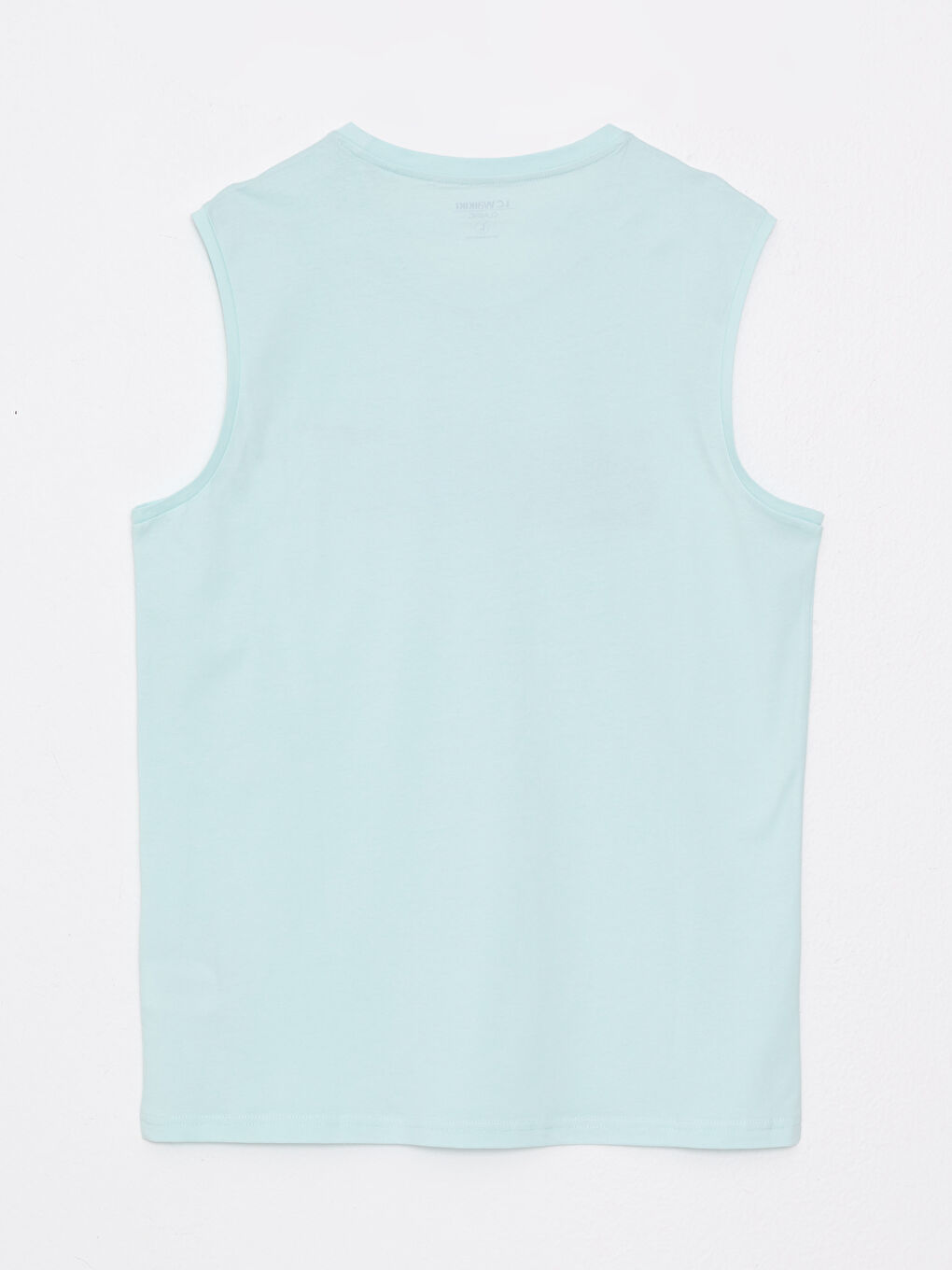 LCWAIKIKI Classic Crew Neck Printed Cotton Men's Sleeveless T-Shirt -S2DP49Z8-FUE