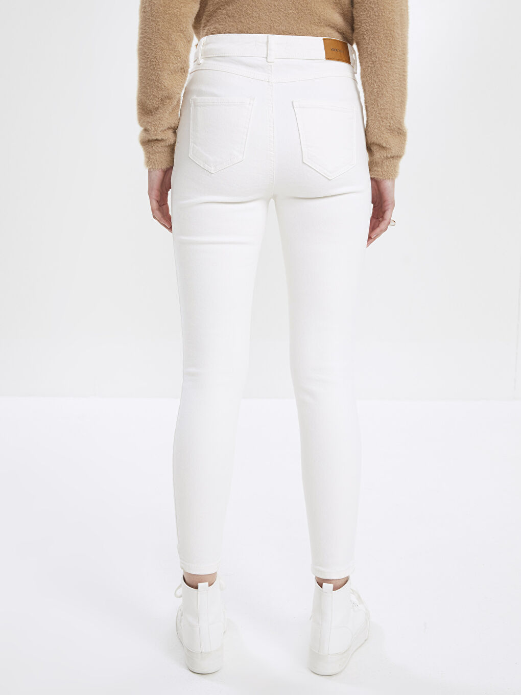 XSIDE Mercury Skinny Fit Straight Pocket Detailed Women's Jean Trousers -S2DP64Z8-FEU
