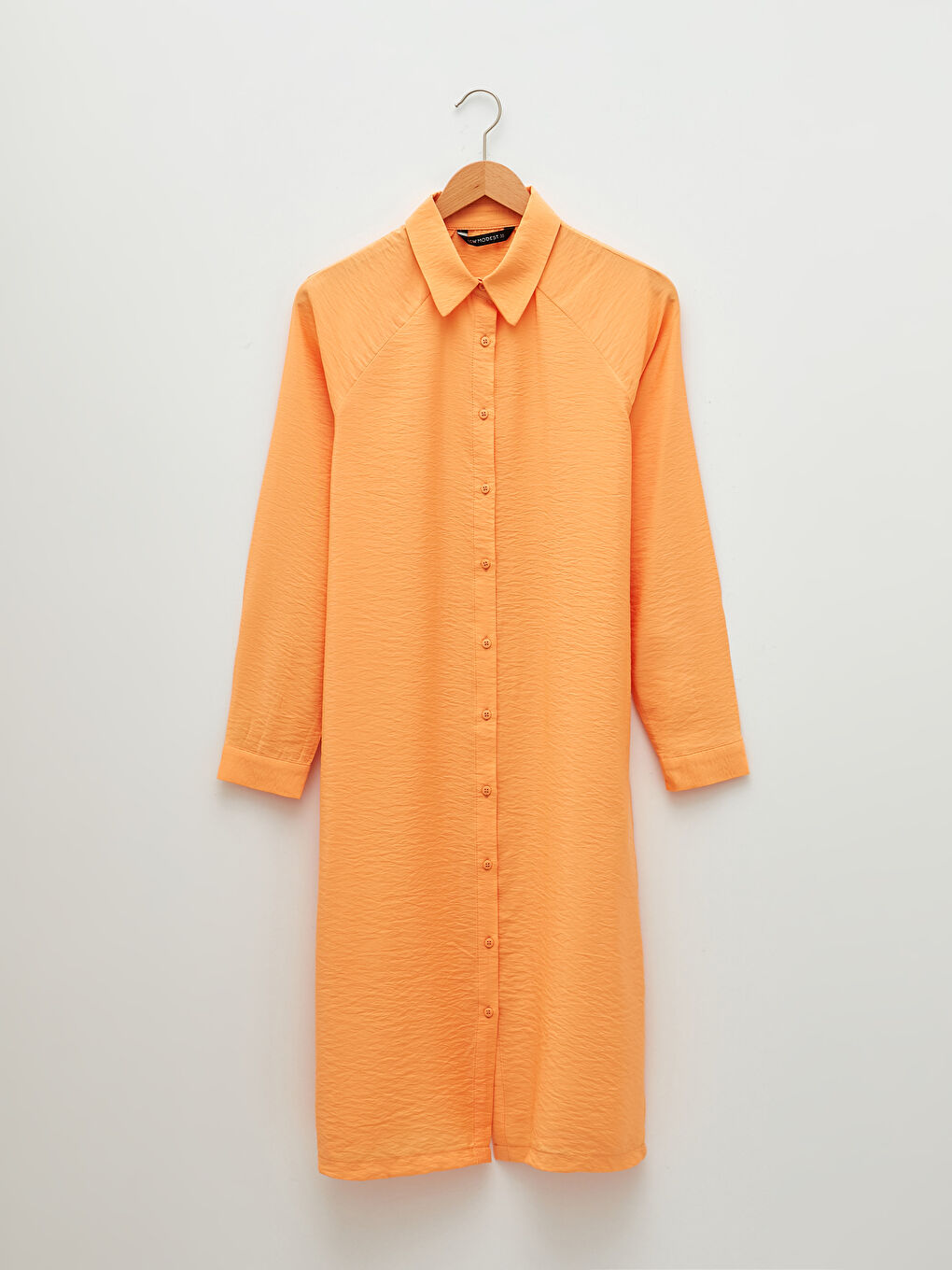 Plain Long Sleeve Women's Shirt Tunic-5